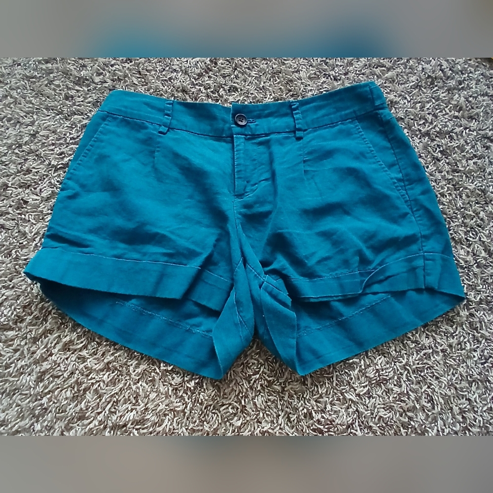 Banana Republic Teal Women's Cargo Shorts